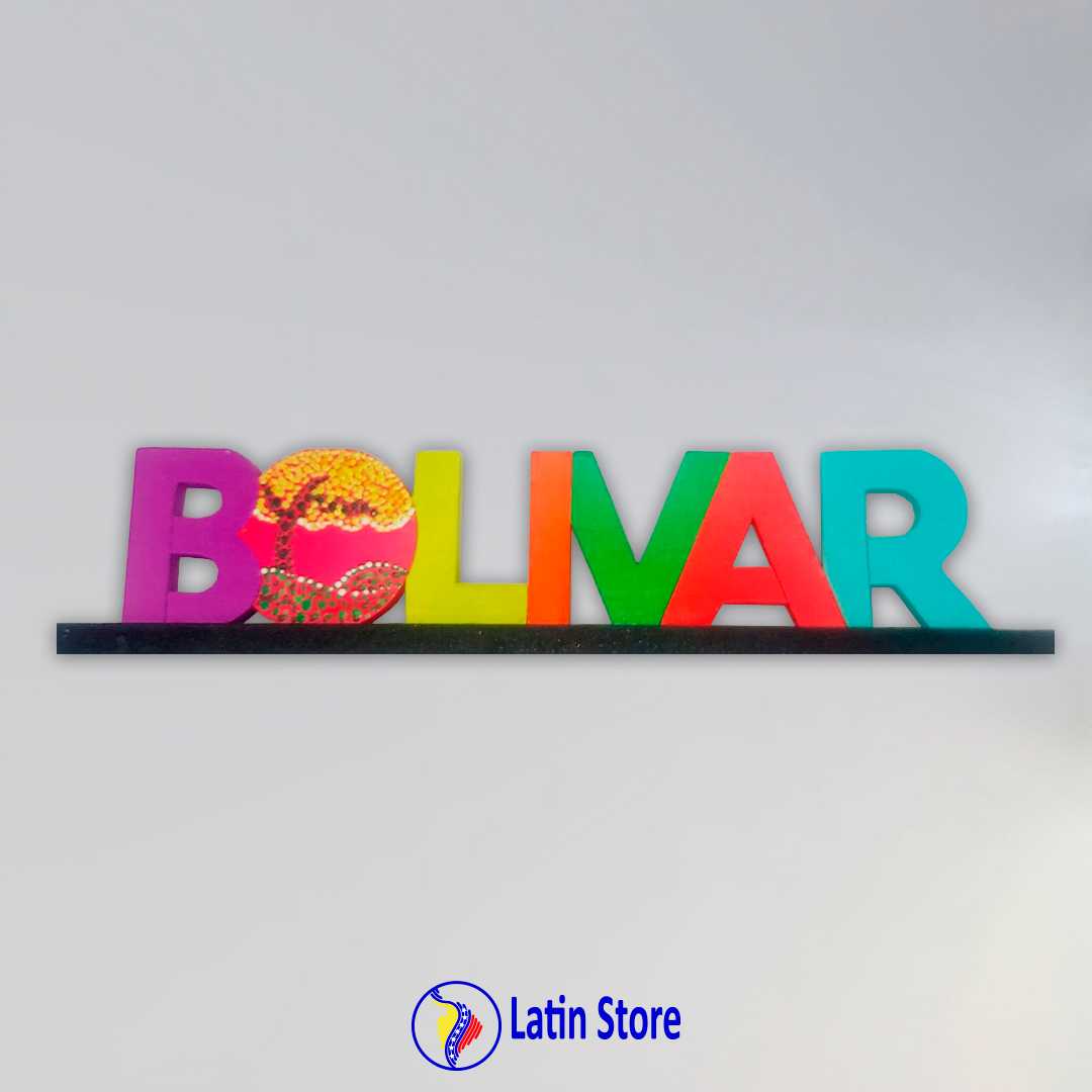 Bolívar en madera