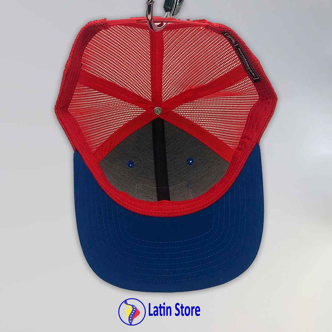Gorra Vzla Brand +58 Rojo - Azul
