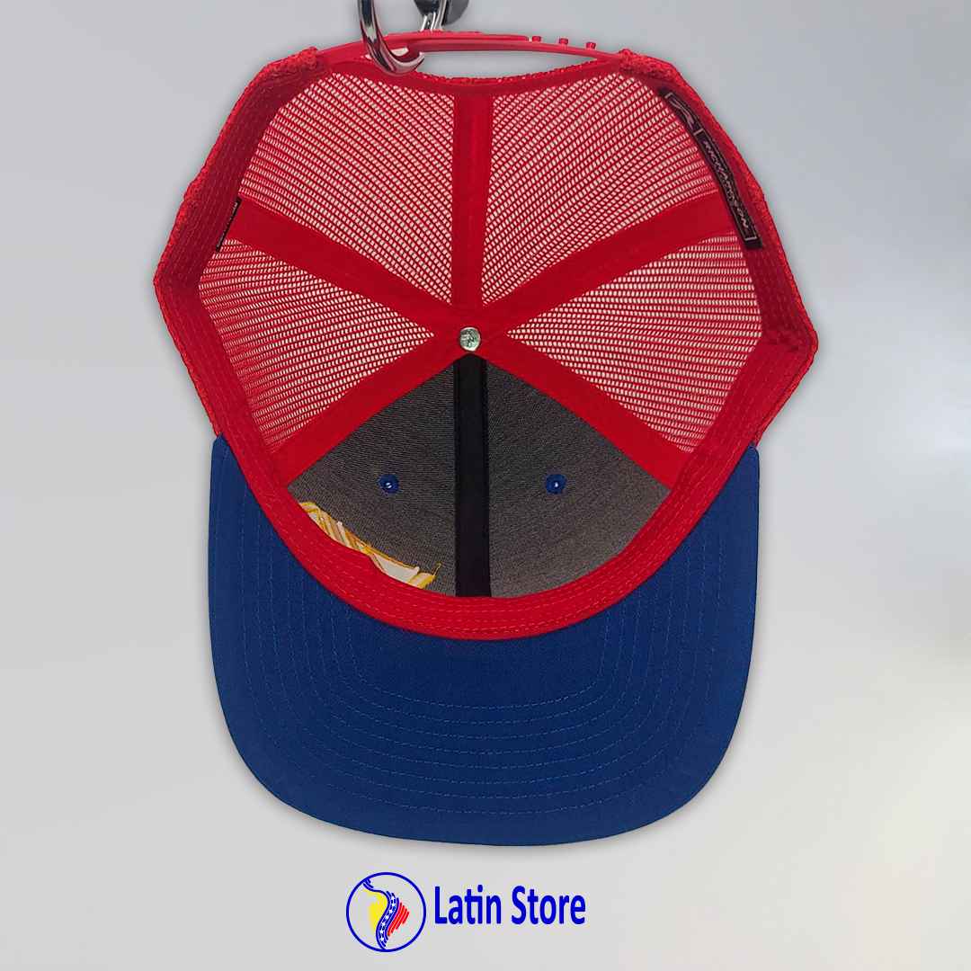 Gorra Vzla Brand Azul y rojo