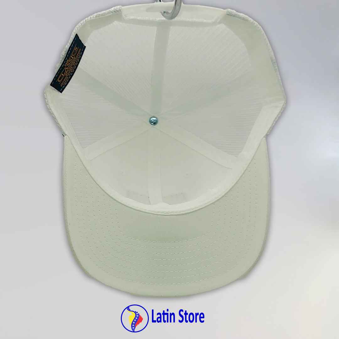Gorra Vzla Brand +58 Blanco