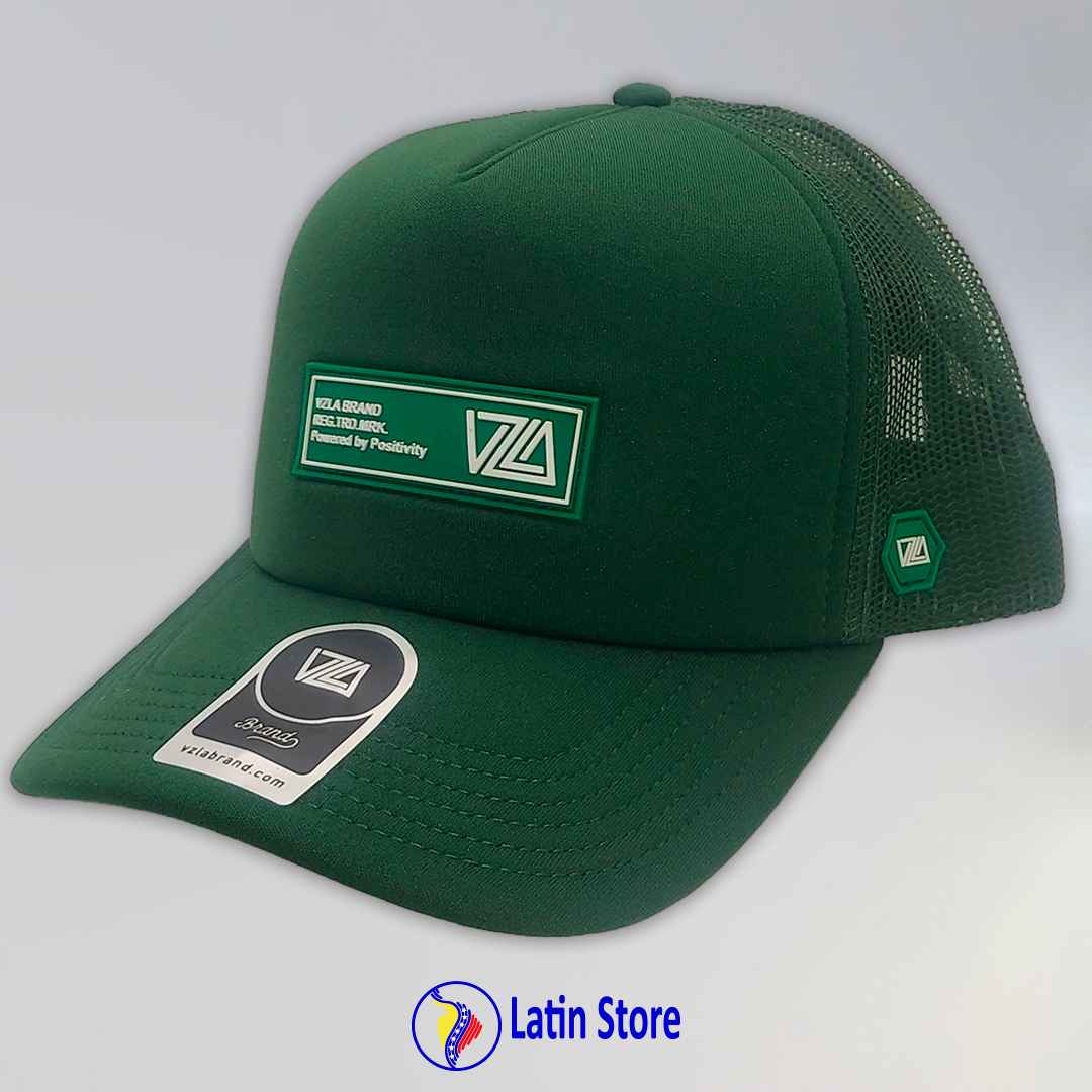 Gorra Vzla Brand Truckers Militar
