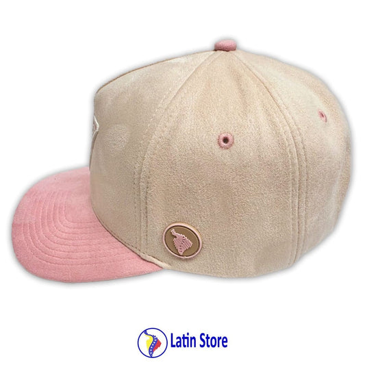 Gorra "Latin Store VE - Pink Suede" - Edición Limitada Premium