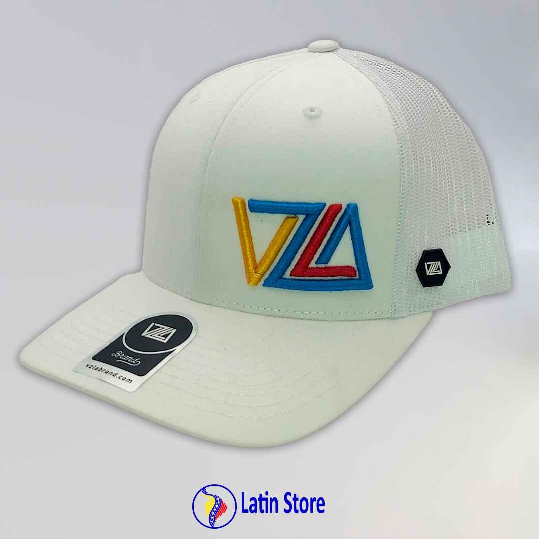 Gorra Vzla Brand Blanca