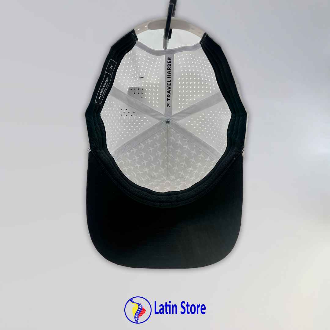 Gorra Vzla Brand Blanco y Negro