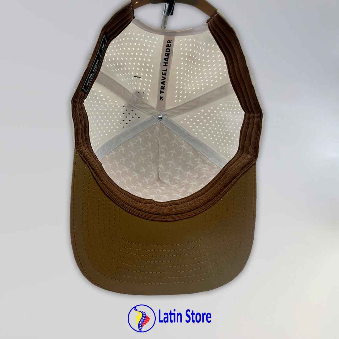 Gorra Vzla Brand Marrón Caramelo