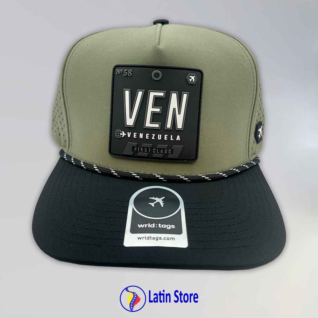 Gorra Vzla Brand Oliva