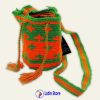 Mochila Wayuu Artesanal – Edición Neón Dual