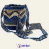 Mochila Wayuu Artesanal – Edición Horizonte Azul