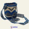 Mochila Wayuu Artesanal – Edición Horizonte Azul