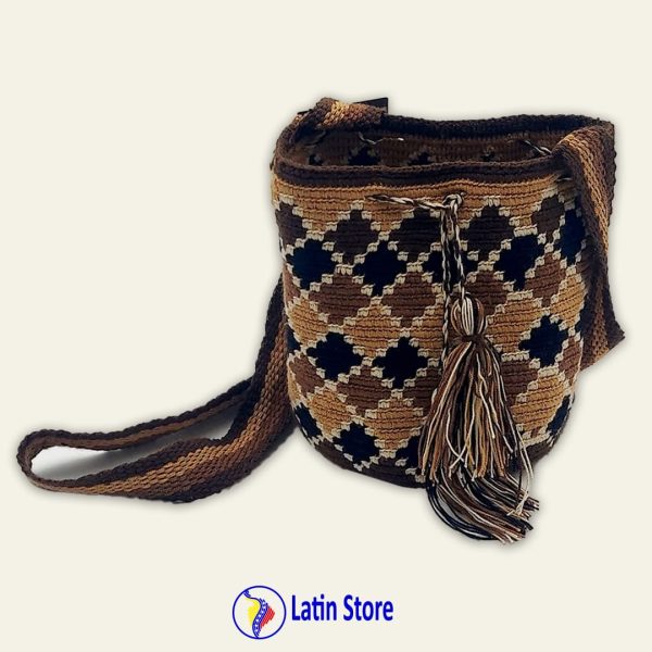 Mochila Wayuu Artesanal – Edición Mediana "Esencia Mística"