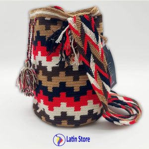 Mochila Wayuu Artesanal "Large" – Edición Cuatro Elementos