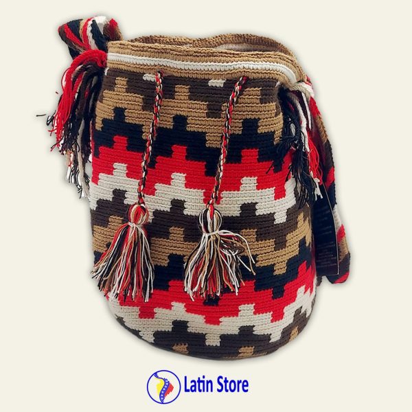 Mochila Wayuu Artesanal "Large" – Edición Cuatro Elementos