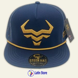 Gorra Steer Hat Premium – Navy & Gold Edition