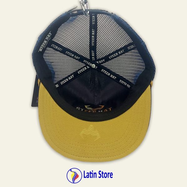 Gorra Steer Hat Premium – Navy & Gold Edition