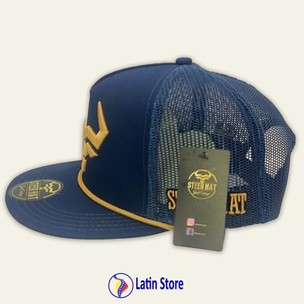 Gorra Steer Hat Premium – Navy & Gold Edition