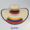 Sombrero Vueltiao Original (15 Fibras) – Tricolor Colombiano
