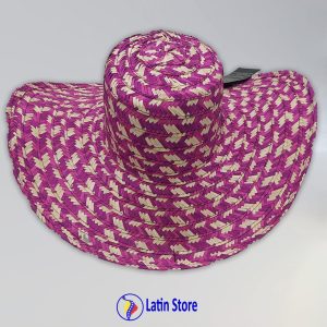 Sombrero Vueltiao de Fibra Natural: Pasión Vibrante en Fucsia