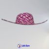 Sombrero Vueltiao de Fibra Natural: Pasión Vibrante en Fucsia