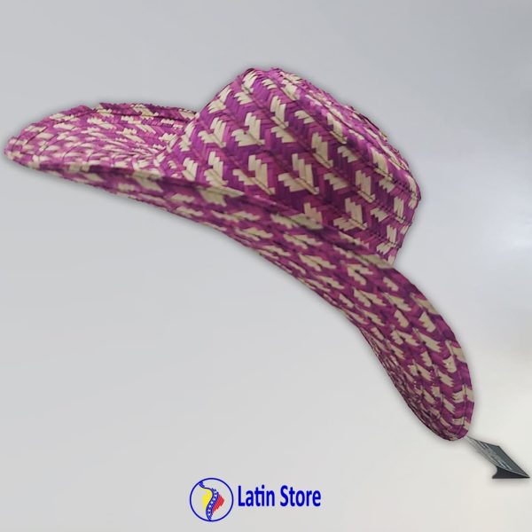 Sombrero Vueltiao de Fibra Natural: Pasión Vibrante en Fucsia